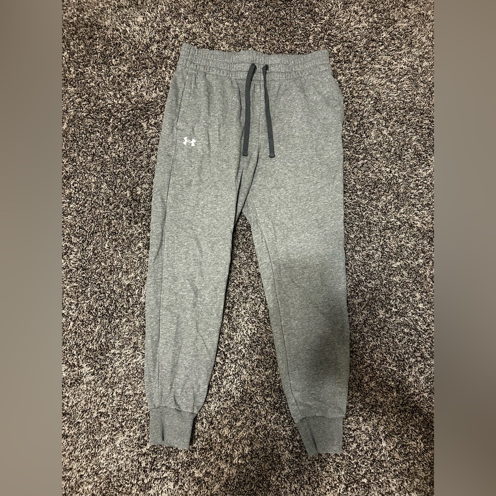 Under Armour Kids Charcoal Gray Joggers